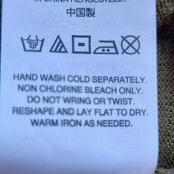 Madewell Tie Waist Sweater Dark Sage Green Size Small - Picture 10 of 11